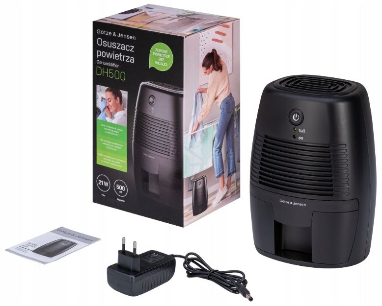 Осушувач повітря gotze & jensen dh500 21 вт 0,01 l/24 h