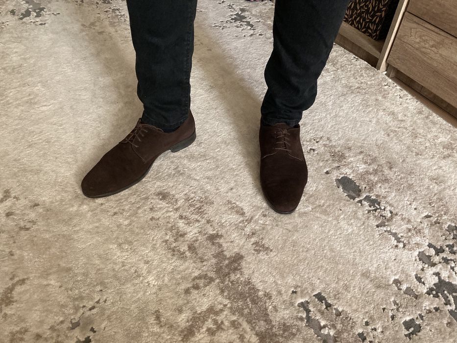 Чоловічі  туфлі замш