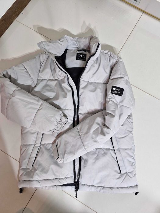 Kurtka Zara zimowa rozm S męska Szara