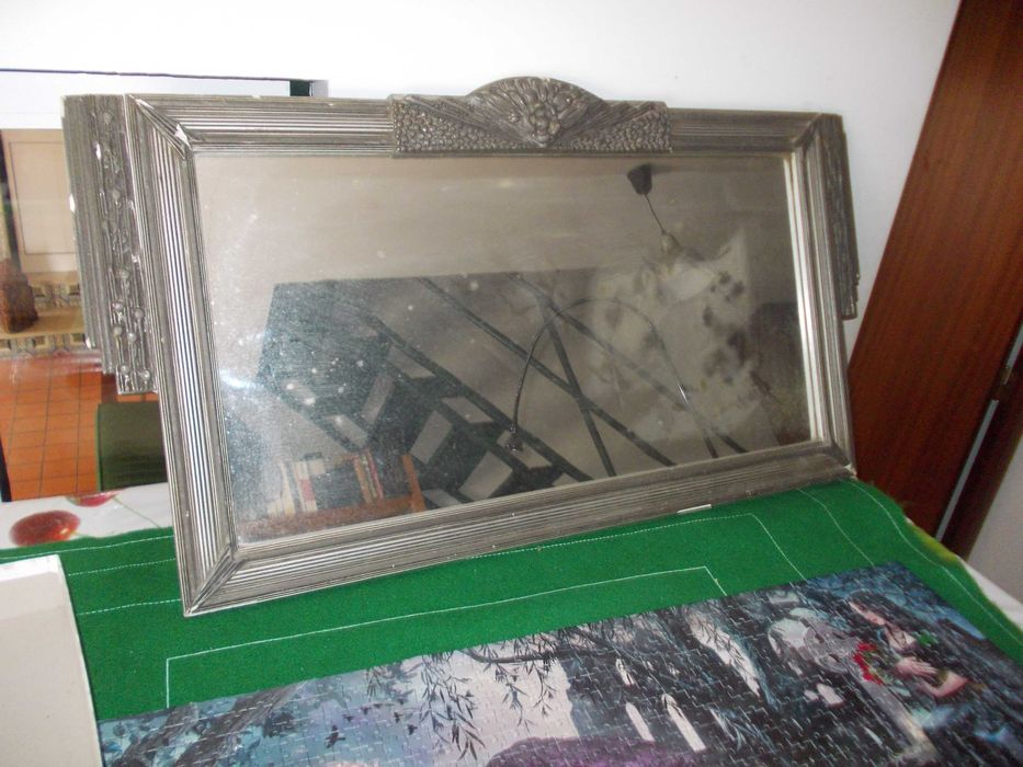 Espelho Argêntico Art Nouveau 88x48cm