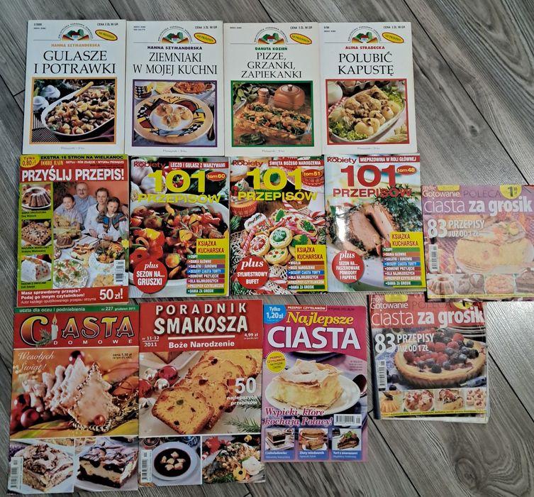 Książeczki, gazetki z przepisami