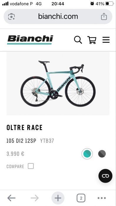 Biachi Oltre Race 105 di2 12v