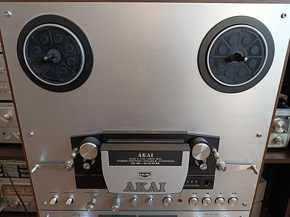 Profesjonalny Magnetofon Szpulowy Vintage - Akai GX 650d - Piękny Stan