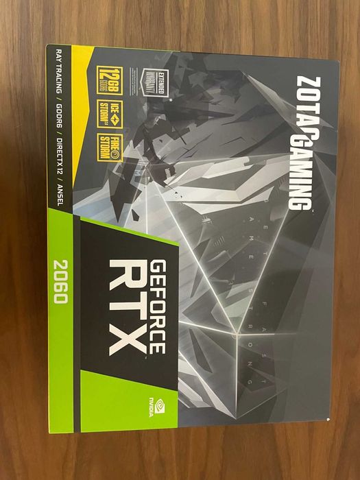Placa Grafica Zotac RTX 2060 12gb VRAM GDDR6 Como NOVA !!