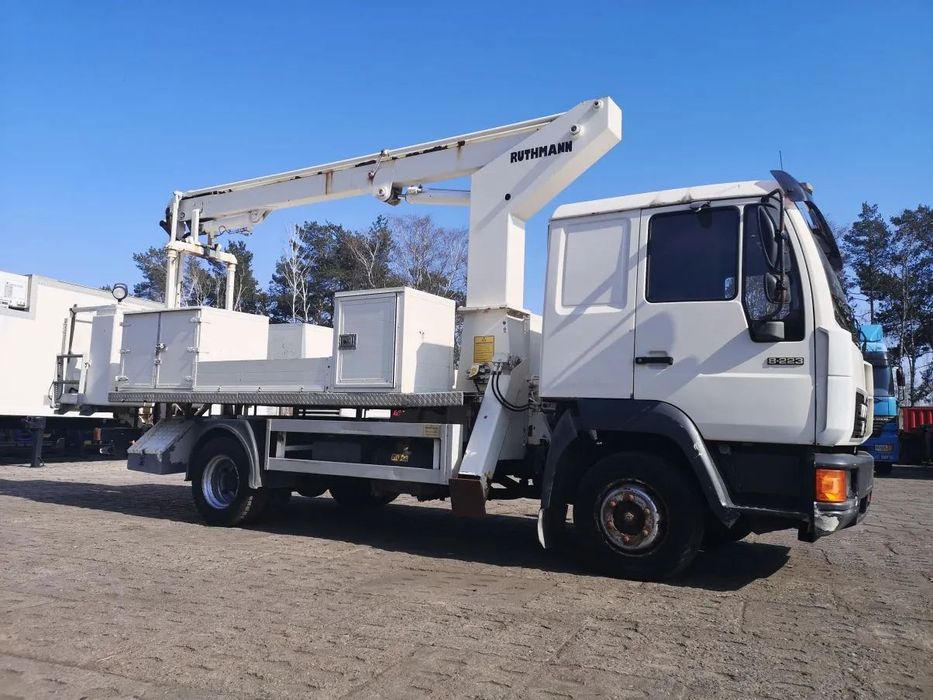 MAN 8.223 Podnośnik koszowy RUTHMANN K115  Podnośnik koszowy * Ruthmann K115 * Man 8.223 * import