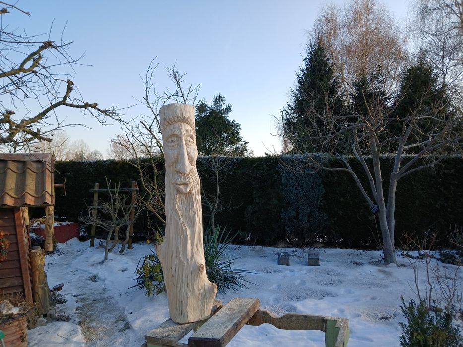 Rzeźezba drewno Starzec