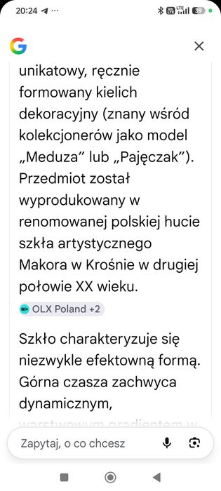 Wazon  - Meduza -Pajęczak - Makita Krosno