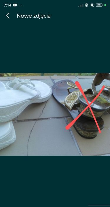 Klapki damskie rozmiar 40 i 41