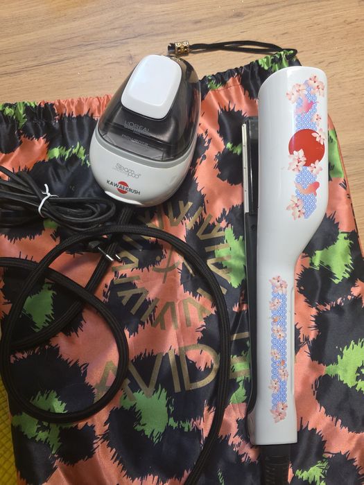 Placas para alisar o cabelo a  vapor