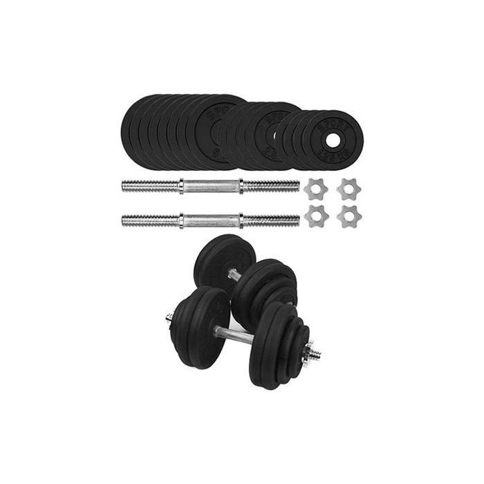 HANTLE ŻELIWNE 2x30 kg gryf Talerze zestaw 60kg BD