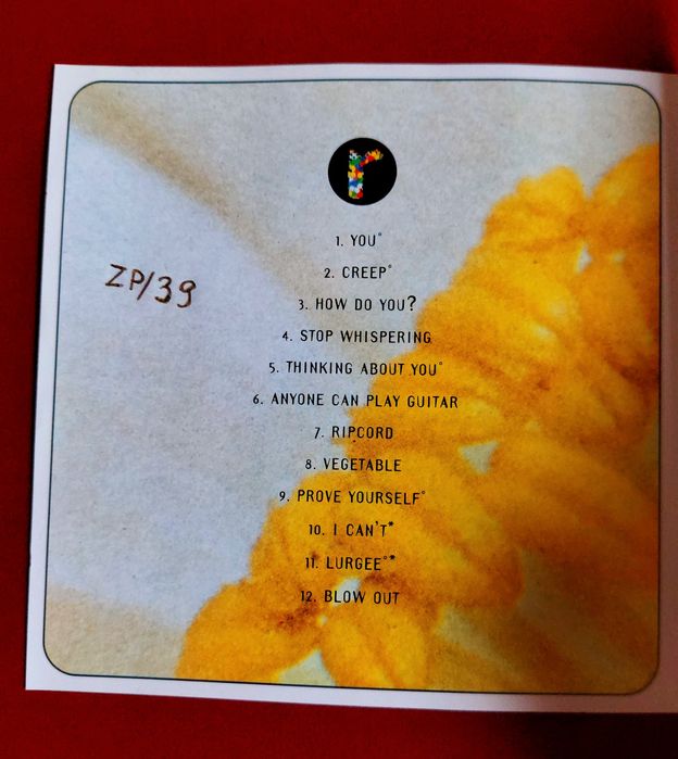 RADIOHEAD PABLO HONEY CD 1993 Creep Parlophone bends computer amnesiac