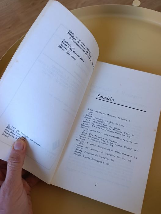 Análise estrutural da narrativa - ensaios da revista Comunications