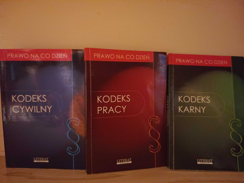 Kodeks cywilny, kodeks pracy, kodeks karny Prawo na co dzień