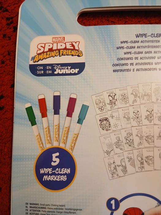 Livro de Atividades Apagável Spidey Marvel (40 pág.)