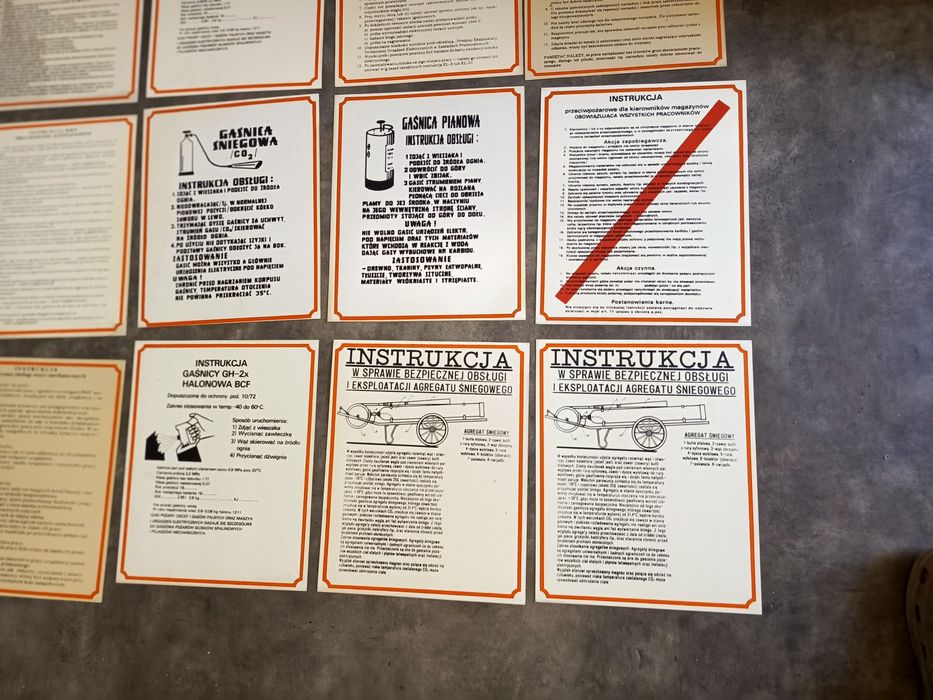 Tablice BHP informacyjne