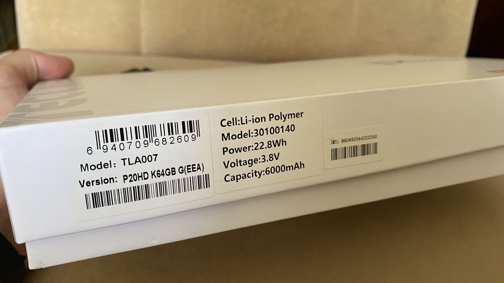 Планшет Teclast P20HD 64Gb grey (8 ядер. ОЗУ 4гб. 10,1" 6000mAh , LTE). 4G.