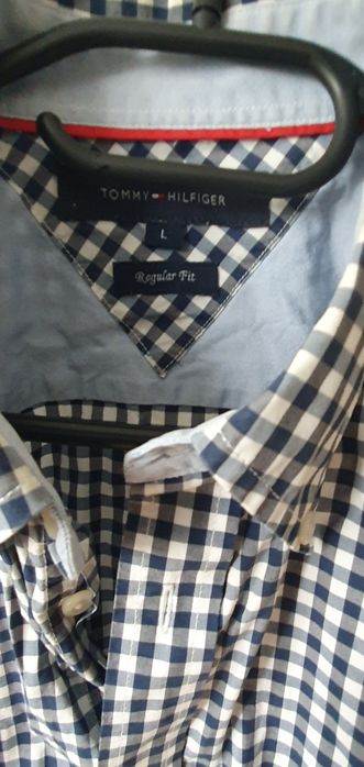 Koszula męska Tommy Hilfiger rozm L . Regularnie Fit