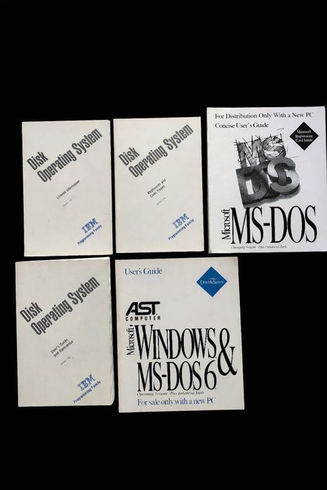 DOS и MS-DOS 6 — коллекционные издания