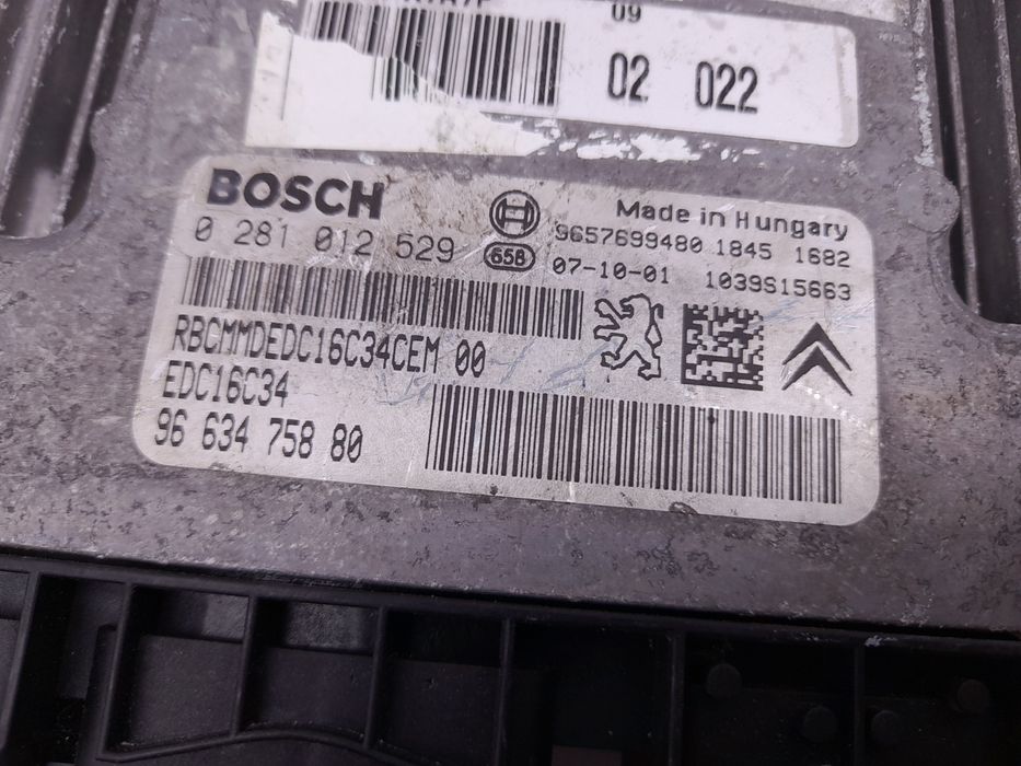 Centralina motor / ECU PEUGEOT 207 (WA_, WC_)