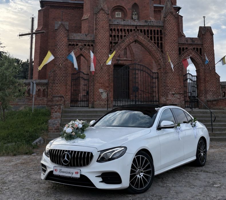 Auto do ślubu Mercedes E klasa AMG
