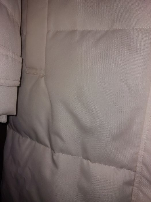 NOWA Kurtka Płaszcz ONLY Puchowa zimowa OVERSIZE XS S ECRU BIALA