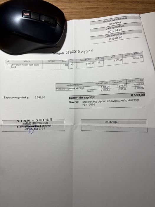 Rower MTB Scott Scale 940L carbon