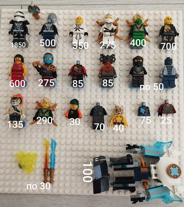 Lego,Лего, ніндзяго, фігурка різні сезони все оригінал
