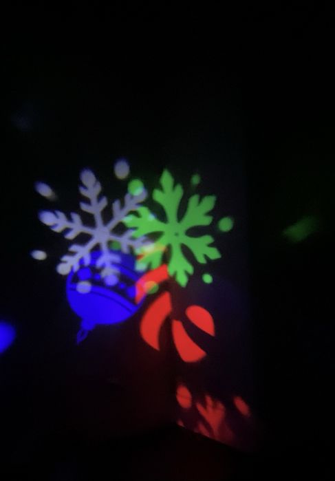 Проектор новорічний