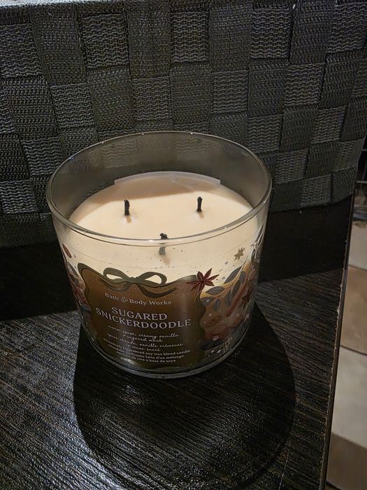 Sugared Snickerdoodle świeca 3 knotowa bath and body works