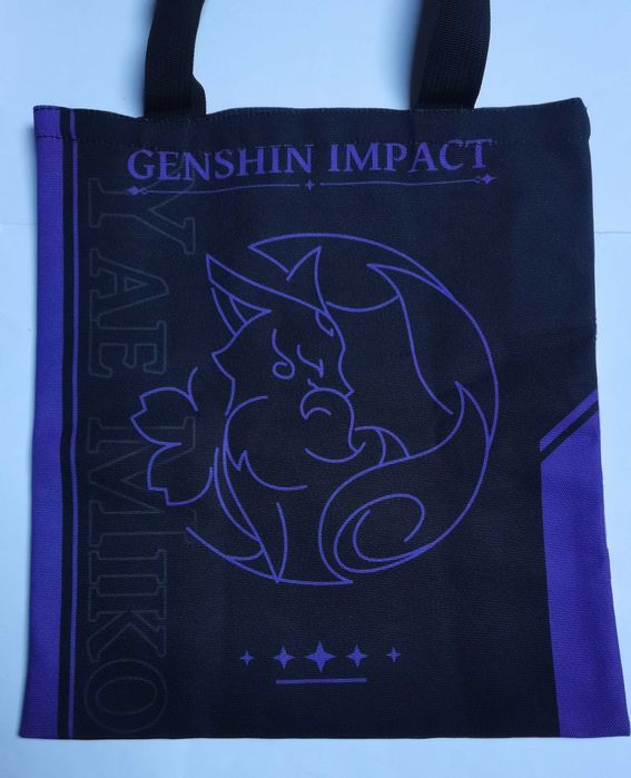 Torba na zakupy, shopperka z grafiką: Yae Miko z gry Genshin Impact