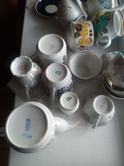Заварники, чашки  фарфор