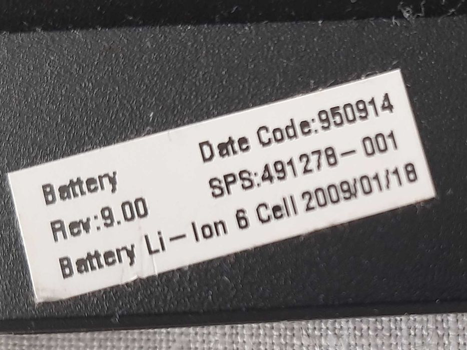 Bateria portátil  HP Compaq: 510, 511, 515, 516, 610, 615