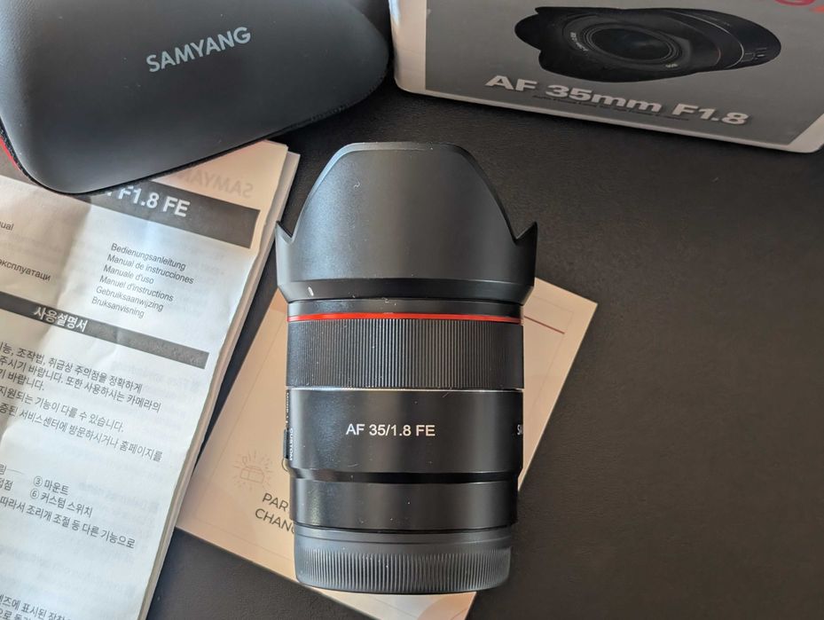 Об'єктив Samyang AF 35mm f1.8 EF для Sony E
