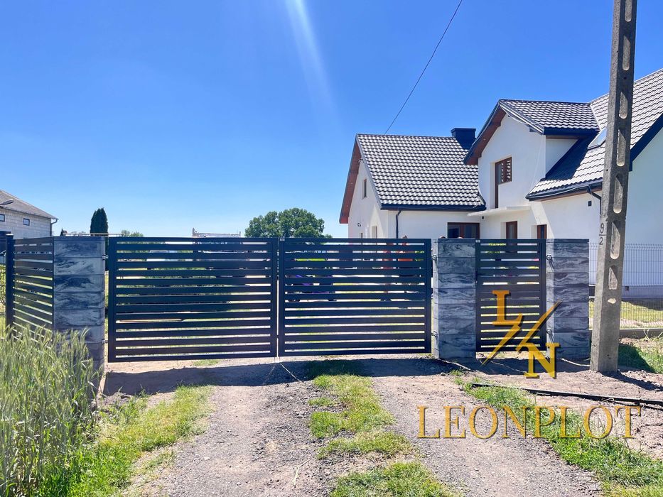 Panele ogrodzeniowe, ogrodzenie panelowe, panel fi4 montaż z montażem