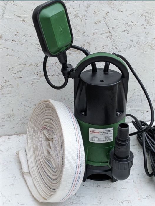 NOVA DC 750 + 10м шланг. Потужний насос, мідна обмотка