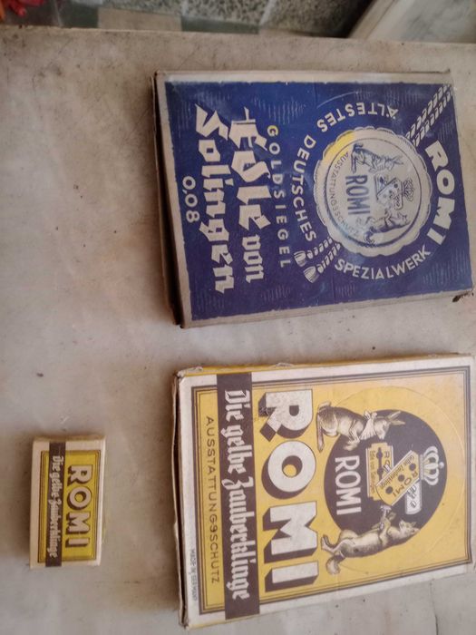 Laminas de barbear romi