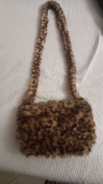 Bolsa efeito leopardo