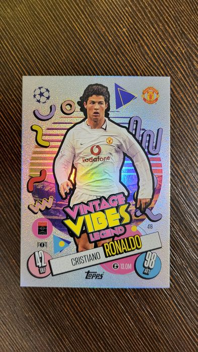 Cristiano Ronaldo Topps Match Attax 2024/25 Vintage Vibes Legenda