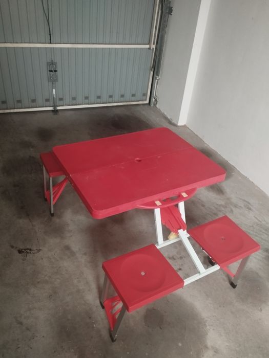 Mesa de piquenique dobrável