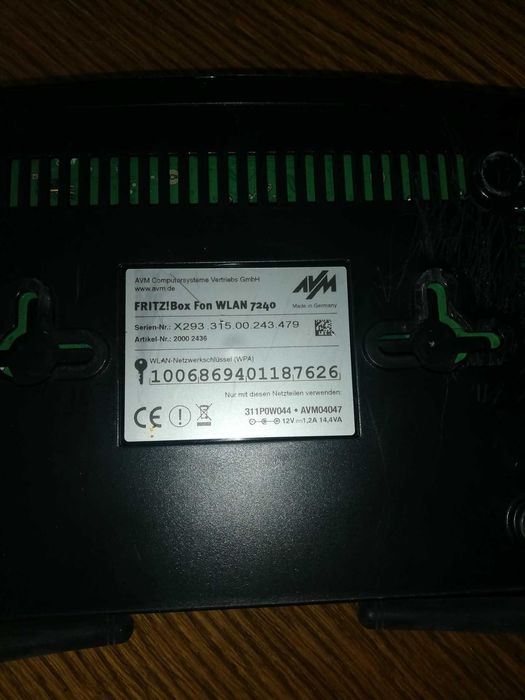 Ruter internetowy Fritz Box Wlan