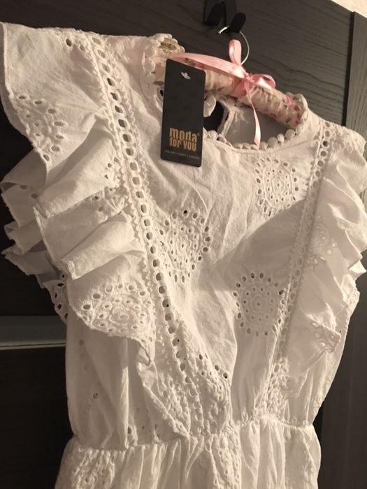 Sukienka boho ażurowa