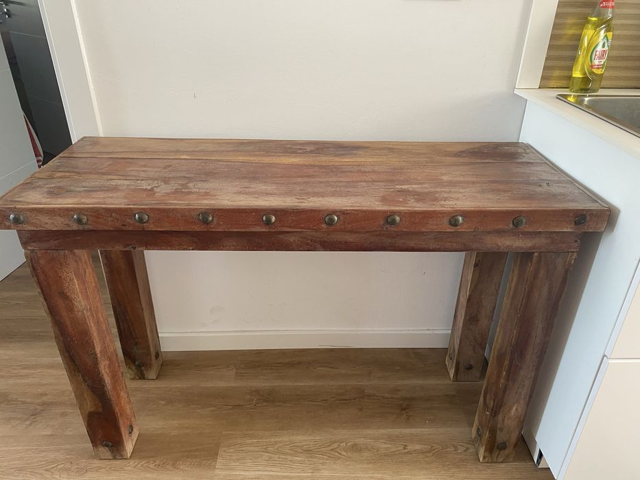 Mesa rectangular madeira