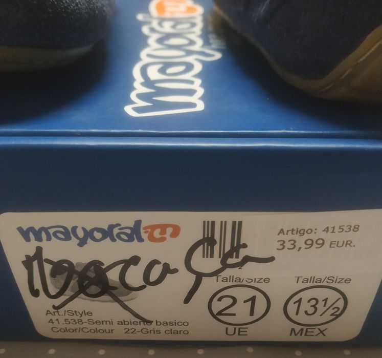 Sapato/Mocassim pele menino - TAM 21