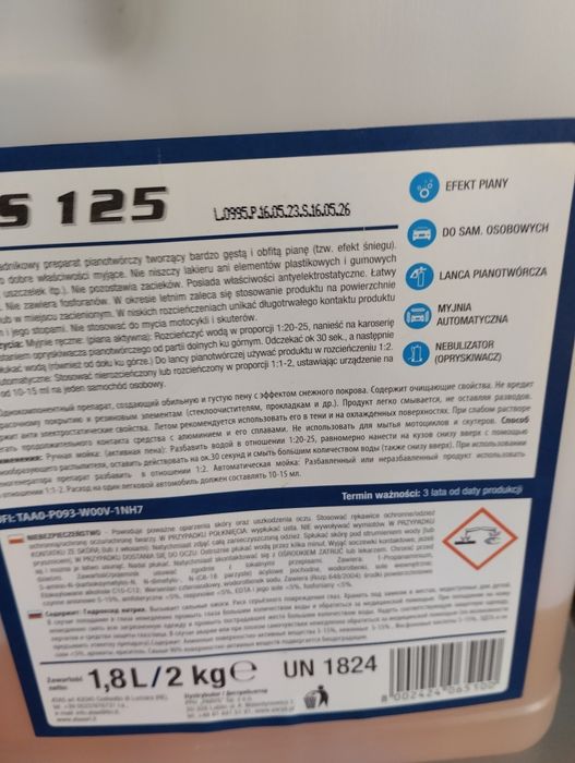 Активна піна для авто atas plak dls 125