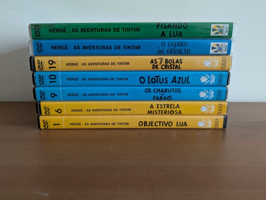 Coleção DVDs TinTim (Vários)