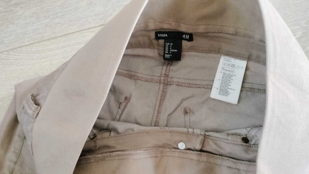 Spodnie ciążowe h&m mama