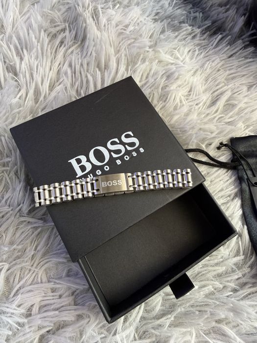 Чоловічий браслет Hugo Boss / стильний браслет Хуго Босс / брендовий чоловічий браслет Hugo Boss / браслет Хуго Босс