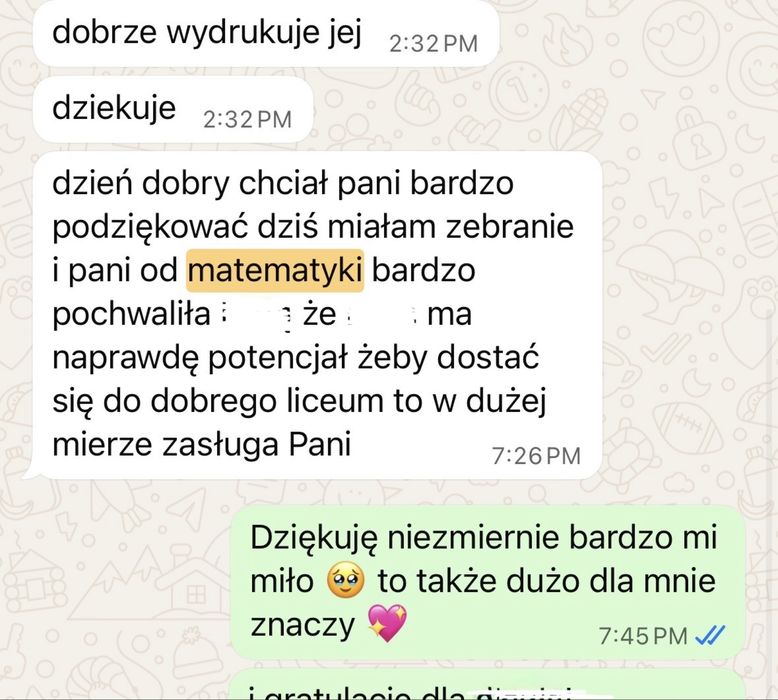 Korepetycje z Matematyki WOLNE MIEJSCA
