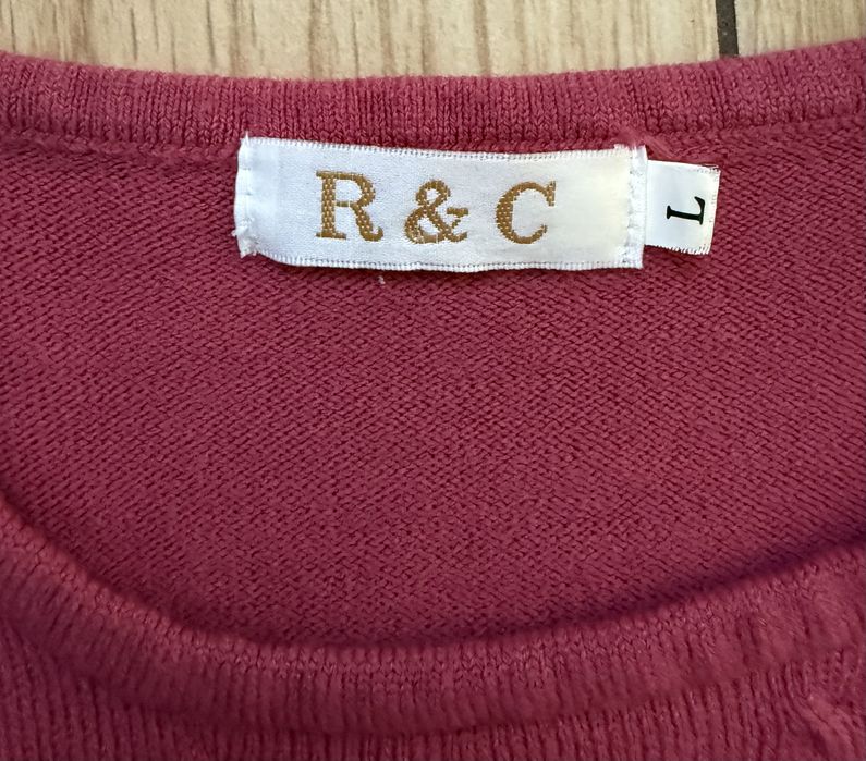 Kaszmirowy sweter R&C L