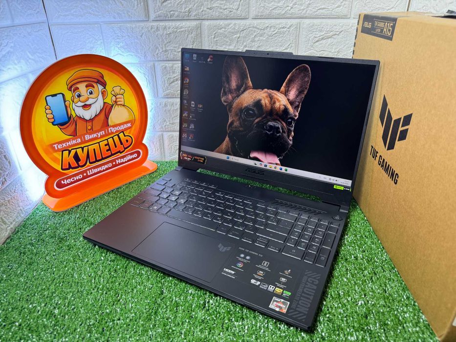 Asus TUF｜4060｜Ryzen 7 7735HS｜15.6" FHD｜144Гц｜OЗУ 16 gb｜SSD 512 gb